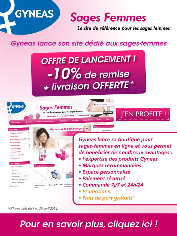 Lancement du site sage femme Gyneas